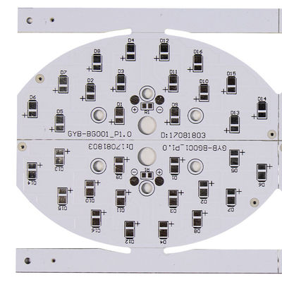 Luce densamente 2.0mm singolo PCBs parteggiato del veicolo intorno al circuito del LED